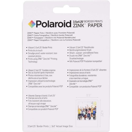 폴라로이드 Polaroid 3.5 x 4.25 inch Premium Zink Paper Tote Bag Bundle