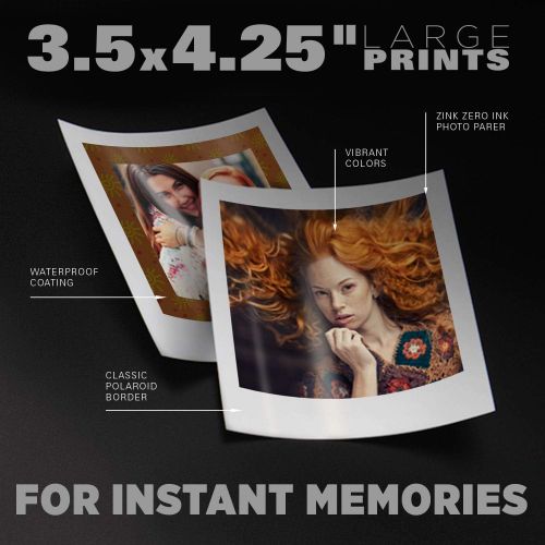 폴라로이드 Polaroid 3.5 x 4.25 inch Premium Zink Paper Tote Bag Bundle