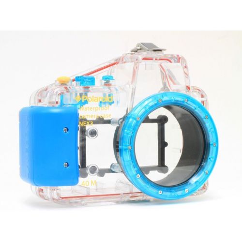 폴라로이드 Polaroid Dive Rated Waterproof Underwater Housing Case For Sony Alpha NEX-5N Digital Camera WITH A 16mm Lens