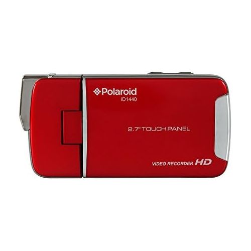 폴라로이드 Polaroid ID1440CL-RED-TRU 14MP 4x Zoom Digital Camcorder with 2.7-Inch LCD Screen (Red)