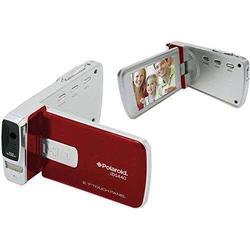 폴라로이드 Polaroid ID1440CL-RED-TRU 14MP 4x Zoom Digital Camcorder with 2.7-Inch LCD Screen (Red)