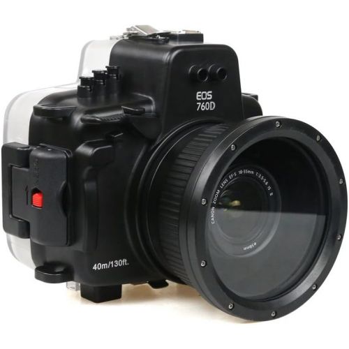 폴라로이드 Polaroid SLR Dive Rated Waterproof Underwater Housing Case for The Canon T6S with 18-135mm Lens