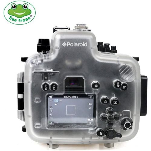 폴라로이드 Polaroid SLR Dive Rated Waterproof Underwater Housing Case for The Canon T6S with 18-135mm Lens