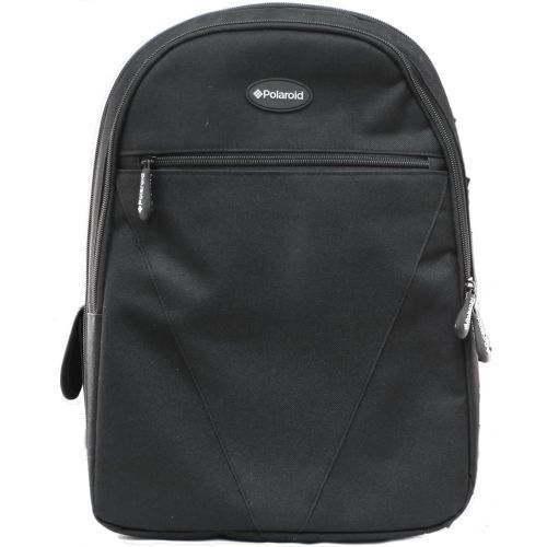 폴라로이드 Polaroid Studio Series SLR / DSLR Camera Backpack (Black) For The Nikon D40, D40x, D50, D60, D70, D80, D90, D100, D200, D300, D3, D3S, D700, D3000, D5000, D3100, D3200, D7000, D800