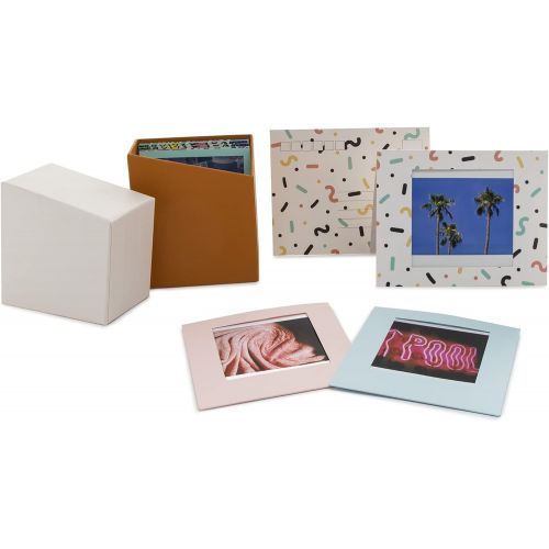 폴라로이드 Polaroid Originals Originals Instant Lab (White) with i-Type Color Film Bundle and PhotoBox Gift Set (3 Items)