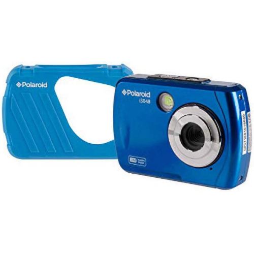 폴라로이드 Polaroid IS048 Waterproof Instant Sharing 16 MP Digital Portable Handheld Action Camera, Blue