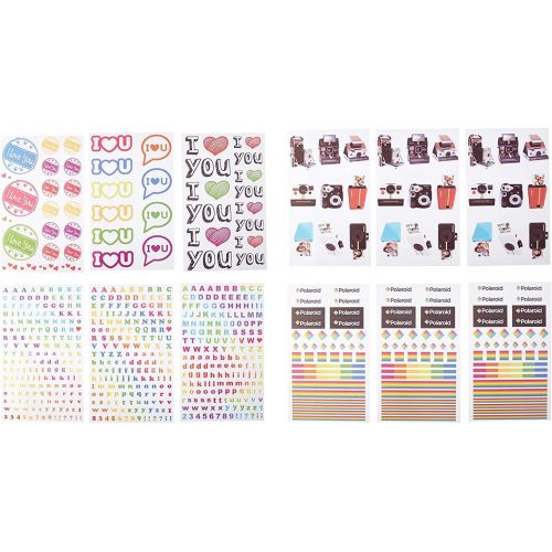 폴라로이드 Polaroid 3.5 x 4.25 inch Premium Zink Paper 80 Pack Sticker Kit, Sticker Bundle