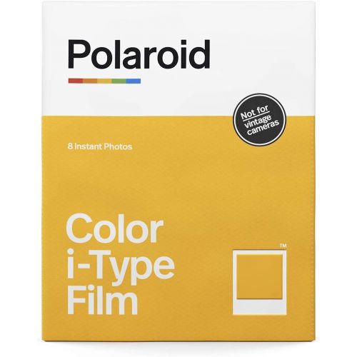 폴라로이드 Polaroid Originals Now Viewfinder i-Type Instant Camera (Black) Bundle w/Color & B&W Instant Film & Polaroid Accessory Kit (4 Items)