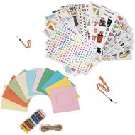 Polaroid Holiday Accessory Gift Bundle for HP Sprocket, Prynt Instant Printer - 7 Fun Colorful Sticker Sets + 10 Hanging Frames Kit + Neck/Hand Strap