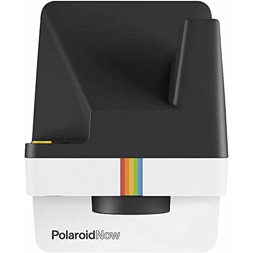 폴라로이드 Polaroid Originals Now Viewfinder i-Type Instant Camera (Black & White) Bundle w/Color & B&W Instant Film & Polaroid Accessory Kit (4 Items)