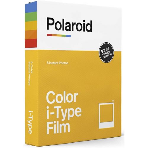 폴라로이드 Polaroid Originals Now Viewfinder i-Type Instant Camera (Black & White) Bundle w/Color & B&W Instant Film & Polaroid Accessory Kit (4 Items)