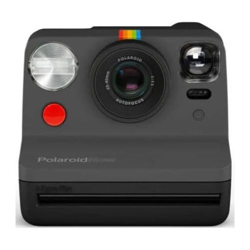 폴라로이드 Polaroid Originals Now Viewfinder i-Type Instant Camera (Black) with i-Type Films and Accessory Bundle