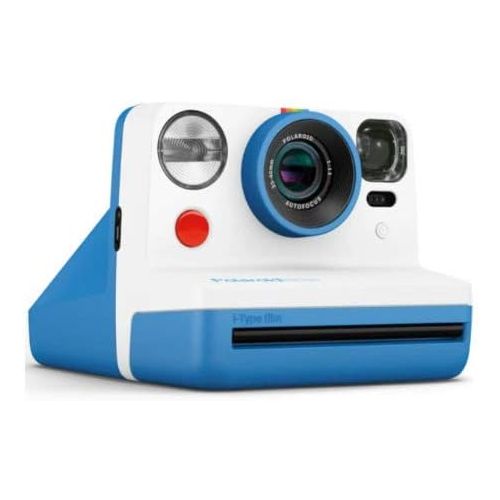 폴라로이드 Polaroid Originals Now Viewfinder i-Type Instant Camera (Blue) with i-Type Films and Accessory Bundle (3 Items)