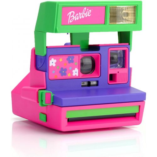 폴라로이드 Polaroid Originals Polaroid 600 Barbie Throwback Instant Camera w/ B&W 600 Film & Accessory Bundle (3 Items)