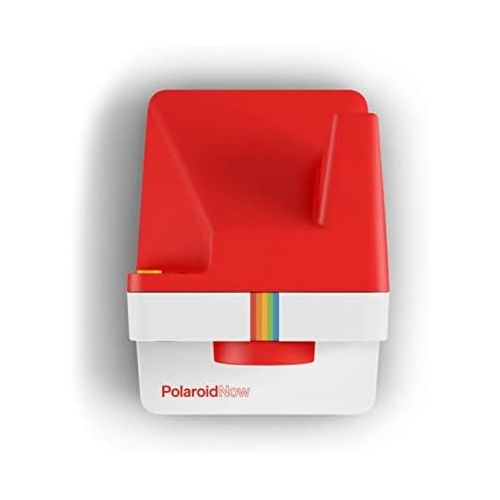 폴라로이드 Polaroid Originals Now Viewfinder i-Type Instant Camera (Red) with i-Type Films and Accessory Bundle (3 Items)