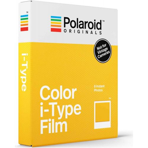 폴라로이드 Polaroid Originals Now Viewfinder i-Type Instant Camera (Red) with i-Type Films and Accessory Bundle (3 Items)