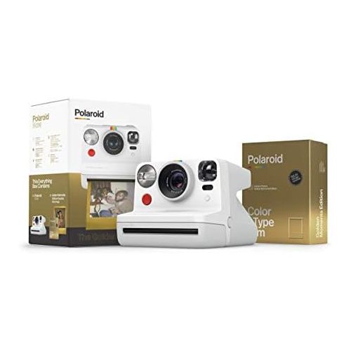 폴라로이드 Polaroid Originals Now I-Type Instant Camera - The Golden Gift Box - Camera+Film Bundle (6093)