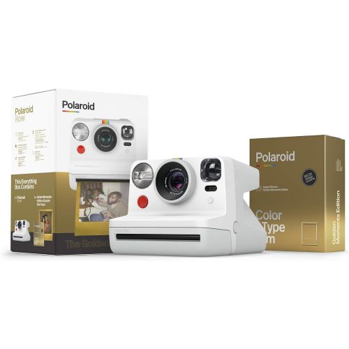 폴라로이드 Polaroid Originals Now I-Type Instant Camera - The Golden Gift Box - Camera+Film Bundle (6093)