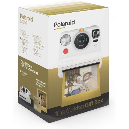 폴라로이드 Polaroid Originals Now I-Type Instant Camera - The Golden Gift Box - Camera+Film Bundle (6093)