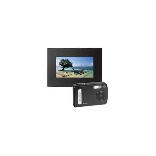 폴라로이드 Polaroid 5.1 Megapixel Camera ( BAA-05015B) plus 7 Digital Photo Frame (IDF-0720)