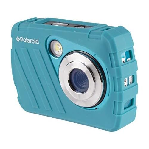 폴라로이드 Polaroid IS048 Waterproof Instant Sharing 16 MP Digital Portable Handheld Action Camera, Teal