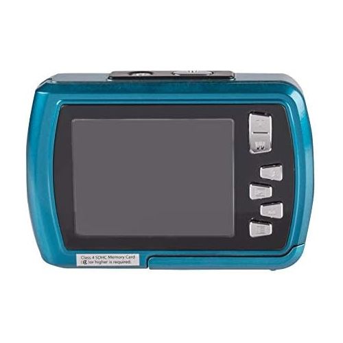 폴라로이드 Polaroid IS048 Waterproof Instant Sharing 16 MP Digital Portable Handheld Action Camera, Teal