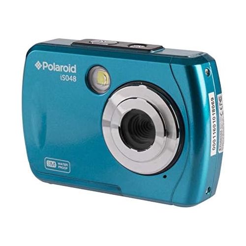 폴라로이드 Polaroid IS048 Waterproof Instant Sharing 16 MP Digital Portable Handheld Action Camera, Teal