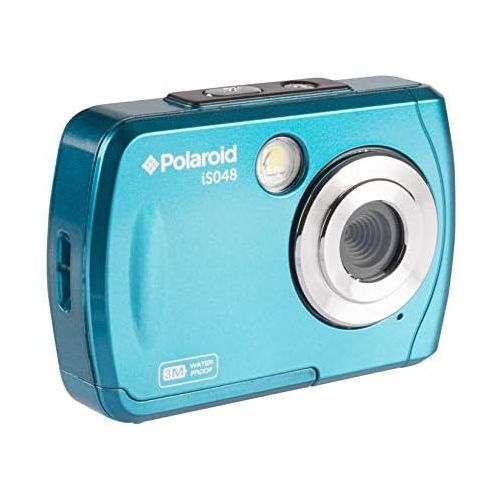 폴라로이드 Polaroid IS048 Waterproof Instant Sharing 16 MP Digital Portable Handheld Action Camera, Teal