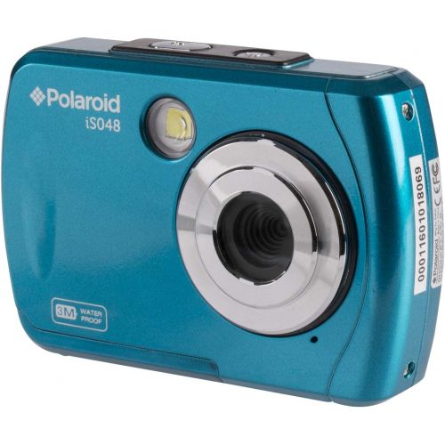 폴라로이드 Polaroid IS048 Waterproof Instant Sharing 16 MP Digital Portable Handheld Action Camera, Teal