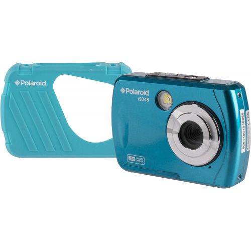 폴라로이드 Polaroid IS048 Waterproof Instant Sharing 16 MP Digital Portable Handheld Action Camera, Teal