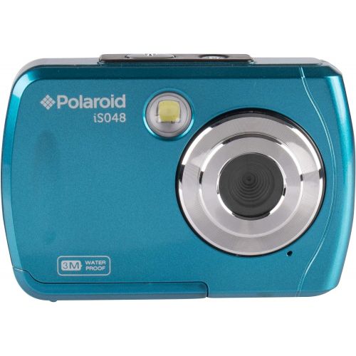 폴라로이드 Polaroid IS048 Waterproof Instant Sharing 16 MP Digital Portable Handheld Action Camera, Teal