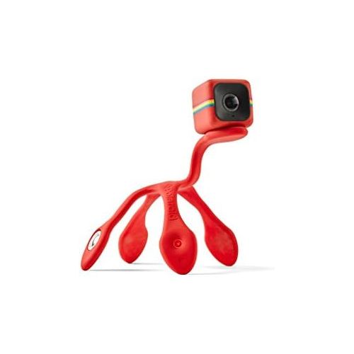 폴라로이드 Polaroid Flexi-Pod Tripod/Mount Cube, Cube+ HD Action Lifestyle Camera - Red