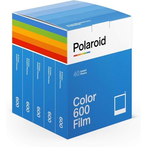 폴라로이드 [아마존베스트]Polaroid Originals Polaroid Color 600 Film 5 Pack (40 Photos) (6013)