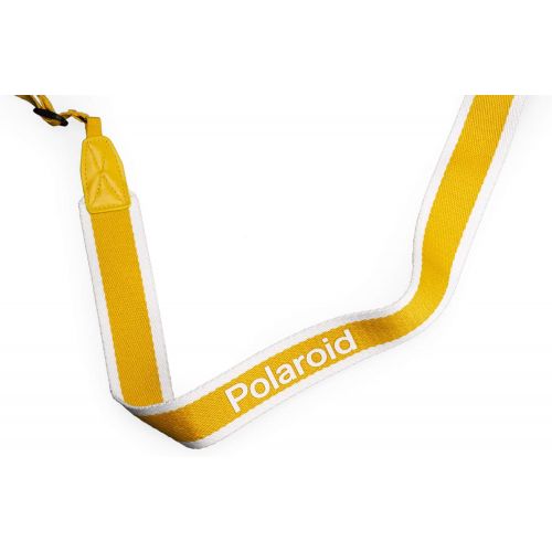 폴라로이드 Polaroid Camera Strap Flat ? Yellow Stripe