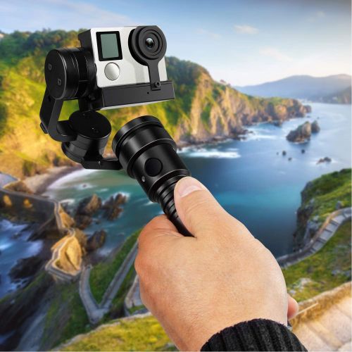 폴라로이드 Polaroid Handheld 3-Axis Electronic Gimbal Stabilizer for GoPro Hero 33+4 Action Cameras