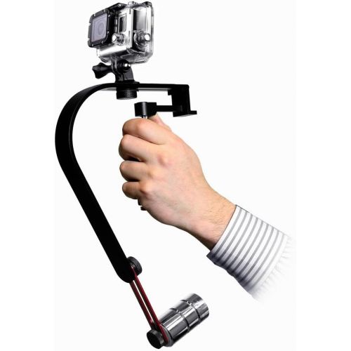 폴라로이드 Polaroid Steady Video Action Stabilizer System For GoPro, Smartphones, Small SLRs, Cameras & Camcorders - Includes Tripod, GoPro, Smartphone Mounts