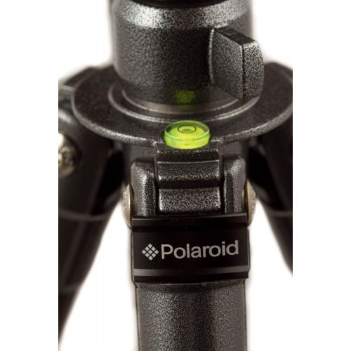 폴라로이드 Polaroid 65 Pro Carbon Fiber Tripod With Removeable Ballhead Includes Deluxe Tripod Carrying Case For Digital Cameras & Camcorders