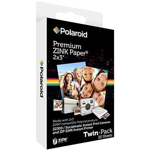 폴라로이드 Polaroid Snap Instant Camera (Blue) + 2x3 Zink Paper (20 Pack) + Neoprene Pouch + Photo Frames + Accessory Bundle