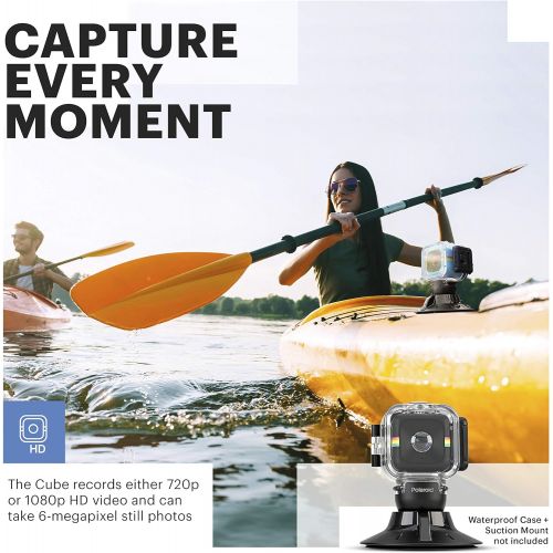 폴라로이드 Polaroid Cube Act II  HD 1080p Mountable Weather-Resistant Lifestyle Action Video Camera & 6MP Still Camera wImage Stabilization, Sound Recording, Low Light Capability & Other Up
