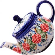 Polish Pottery Ceramika Boleslawiec 0105/280 Teapot Fruti, 3-1/4-Cup