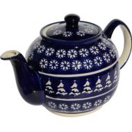 Polish Pottery Market Polish Pottery Teapot From Zaklady Ceramiczne Boleslawiec Capacity: 5 Cups