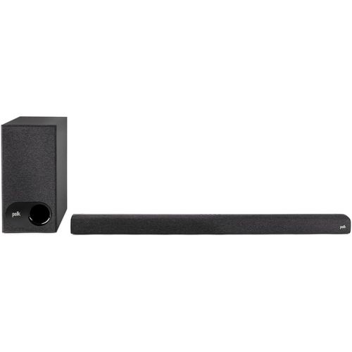  Polk Audio Signa S3 Sound Bar for TV & Wireless Subwoofer with Built-in Chromecast & Google Assistant, Low-Profile Design, Works with 8K, 4K & HD TVs, Bluetooth and Wireless Streaming