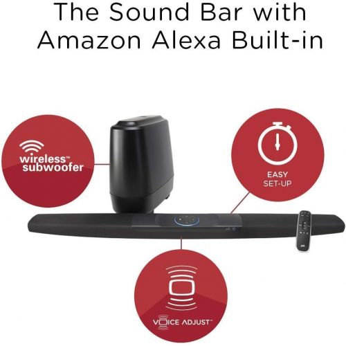  [아마존베스트]Polk Audio Command Sound Bar with Hands-free Amazon Alexa Voice Control (New Update with Multi-Room Music Built-In), 4K HDMI, and Fire TV Compatible for Your Home Theater