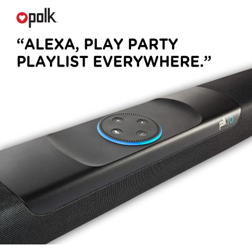  [아마존베스트]Polk Audio Command Sound Bar with Hands-free Amazon Alexa Voice Control (New Update with Multi-Room Music Built-In), 4K HDMI, and Fire TV Compatible for Your Home Theater