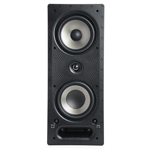  [아마존베스트]Polk Audio 265-RT 3-way In-Wall Speaker - The Vanishing Series | Easily Fits in Ceiling/Wall | High-Performance Audio - Use in Front, Rear or as Surrounds | With Power Port & Paint