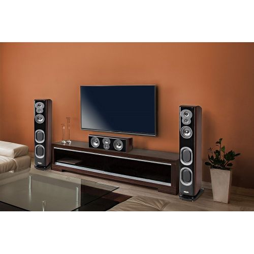  [아마존베스트]Polk Audio LSiM 706c Flagship Center Channel Speaker | Dynamic Balance & PowerPort Technology | Bi-Wire & Bi-Amp | Midnight Mahogany