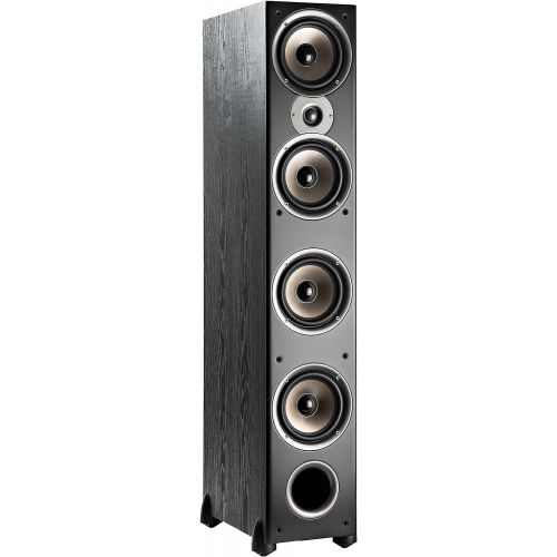  [아마존베스트]Polk Audio Monitor 70 Series II Floorstanding Speaker - Bestseller for Home Audio | Big Sound, | Incredible Value | 1 (1-inch) Tweeter and 4 (6.5-inch) Woofers | Black, Single