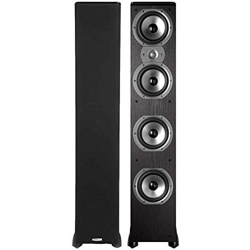  [아마존베스트]Polk Audio TSi500 High Performance Tower Speakers with Four 6-1/2 Drivers - Pair (Black)