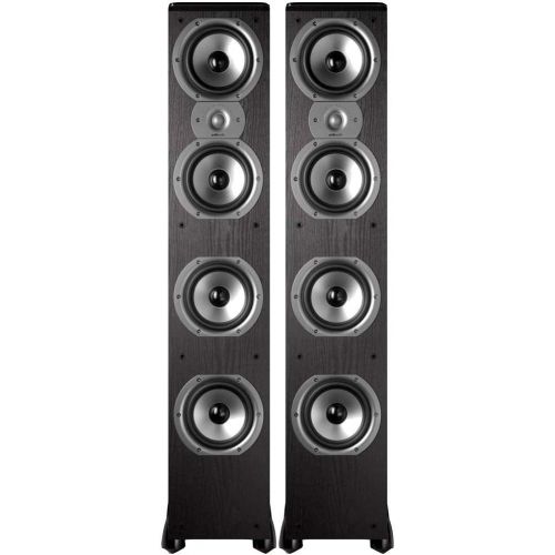  [아마존베스트]Polk Audio TSi500 High Performance Tower Speakers with Four 6-1/2 Drivers - Pair (Black)