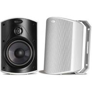 [아마존베스트]Polk Audio Atrium 5 Outdoor Speakers with Powerful Bass (Pair, White) - All-Weather Durability | Broad Sound Coverage | Speed-Lock Mounting System